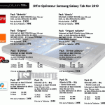 comparatif tablette samsung galaxy tab