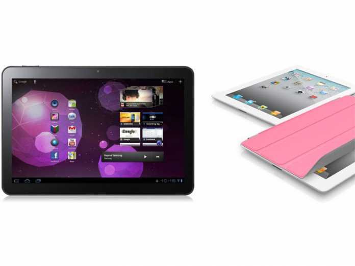 Prix de la Tablette Samsung Galaxy Tab 2 moins cher face à l'iPad 2 d'Apple 