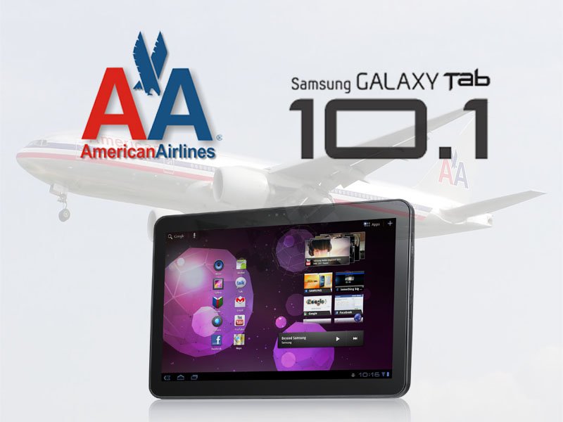 Des tablettes Samsung Galaxy Tab 10.1 pour American Airlines 