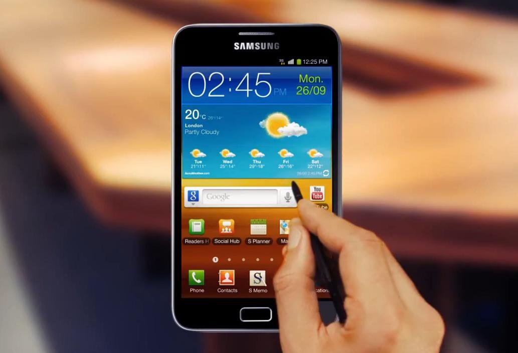 Samsung Galaxy Note : tablette et smartphone avec un écran Super AMOLED 