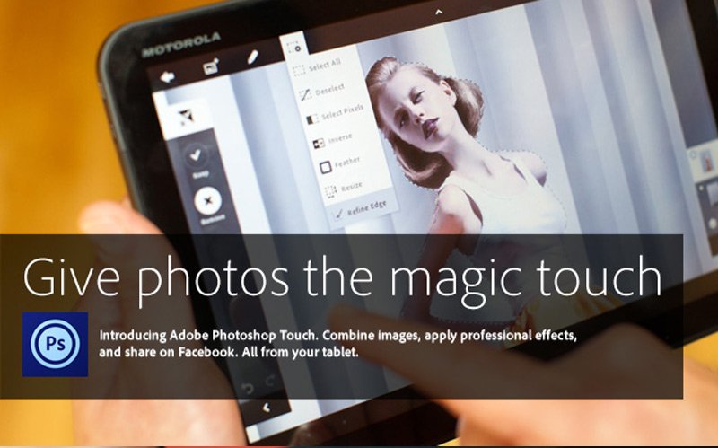 Приложения touch. Photoshop для планшета Android. Тач приложение. Adobe Touch. Приложение для тач экрана.