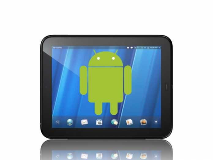 HP TouchPad : Une application pour lancer Android 