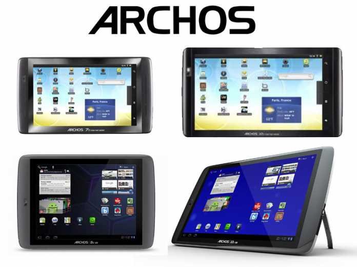 Nouvelle mise à jour pour les tablettes Archos 80 et 101 G9 et Archos 70 et 101 G8 