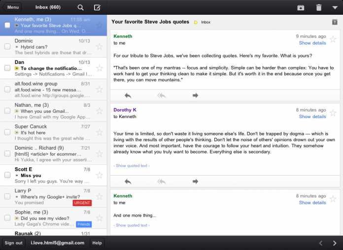 L'application Gmail pour iPad de Google est enfin disponible ! 4