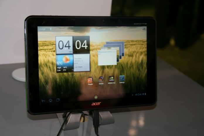 Tablette Acer Iconia Tab A510 : quelques photos lors du CES 2012  1