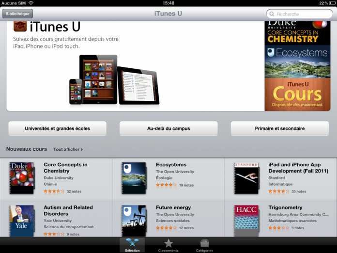 iTunes U : l'application qui révolutionne la vie des étudiants 3