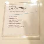 Samsung Galaxy Tab 2 7 : Démonstration de la Galaxy Tab 2 7 pouces au MWC 11