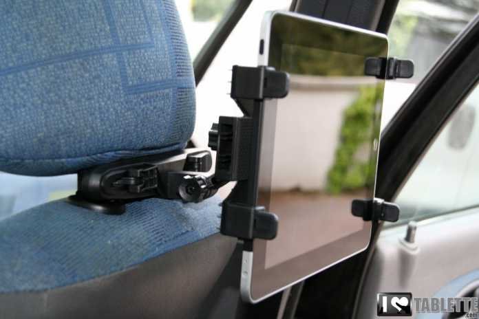Support voiture pour iPad et tablettes tactiles : l'appui-tête iZen 5