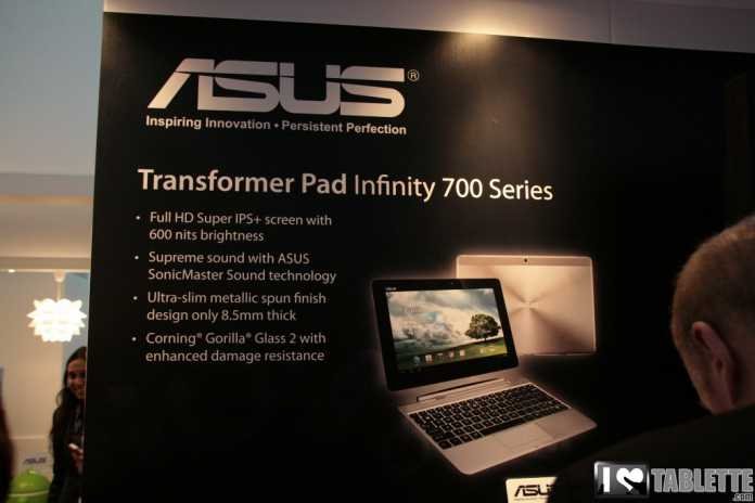 Tablettes Asus Transformer Pad Infinity, Padfone et TF300 : Prix et date de sortie en Europe 4
