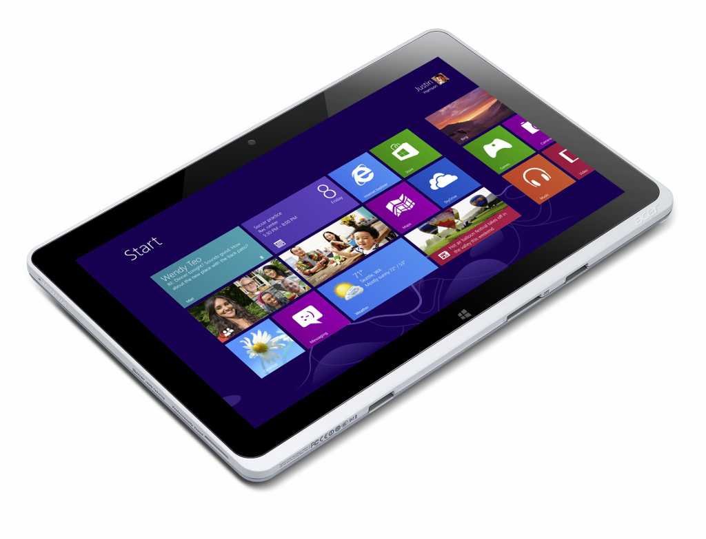 Acer iconia tab w510 как загрузиться с флешки