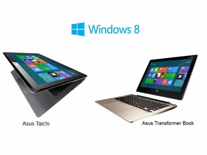 Asus dévoile les prix de ses tablettes PC Windows 8 : Asus Taichi et Asus Transformer Book 4