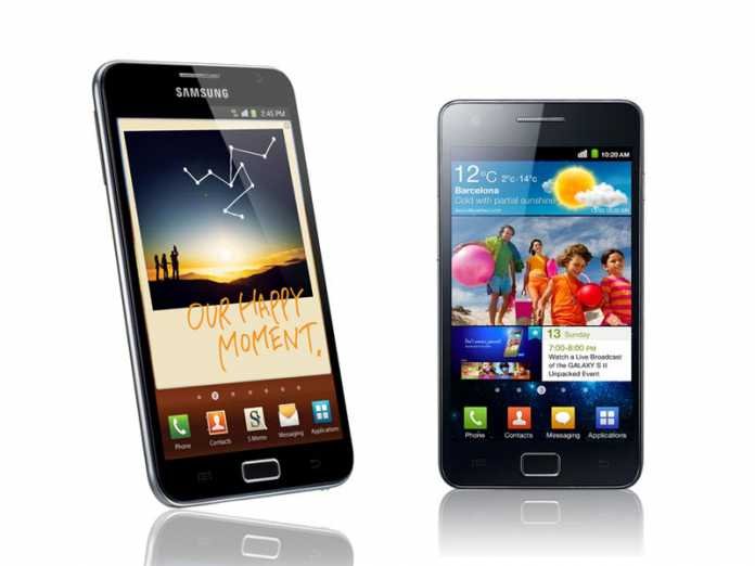 Le Samsung Galaxy S2 et Galaxy Note auront la mise à jour Android 4.1.2 en 2013  