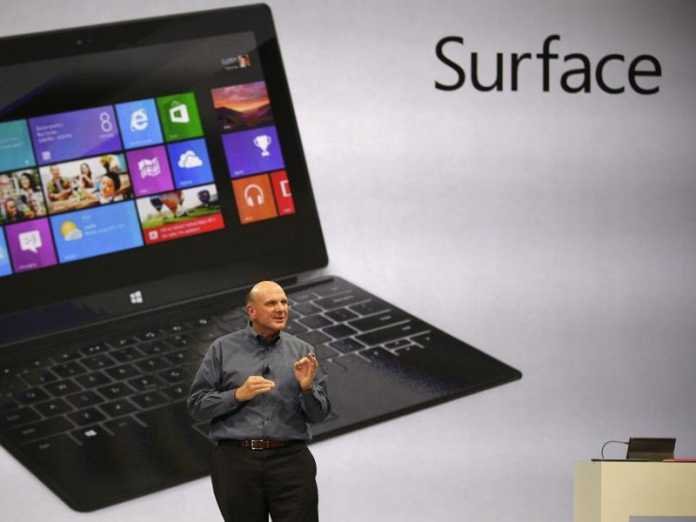 Microsoft Surface : 1 million de tablettes vendues au quatrième trimestre  2