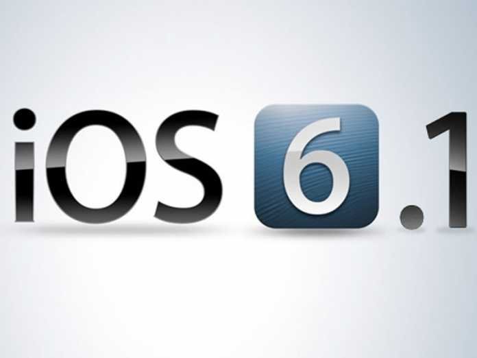 Apple iOS passe en version 6.1 2