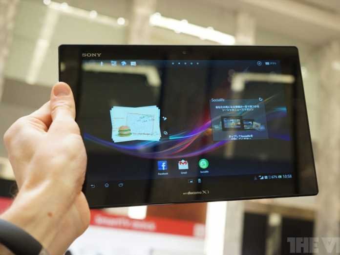 Première vidéo de la tablette Sony Xperia Tablet Z  7