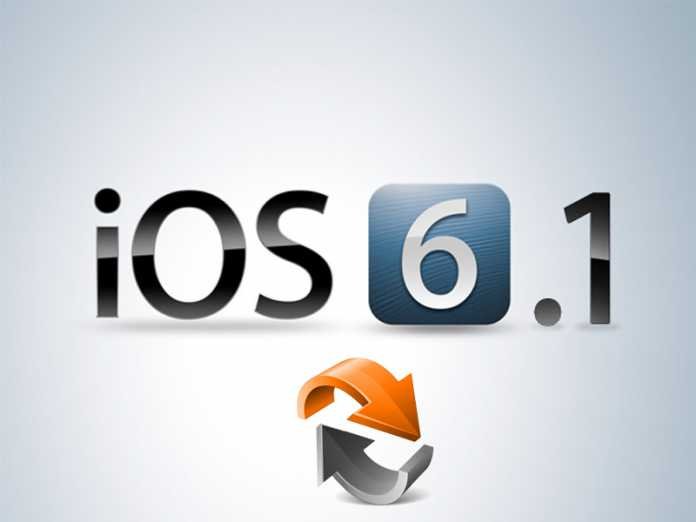 Une nouvelle mise à jour d'iOS 6.1 1
