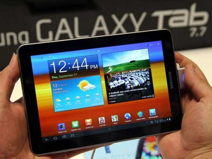 Tablette Samsung Galaxy Tab 7.7 : lancement de la mise à jour vers Android 4.1 2