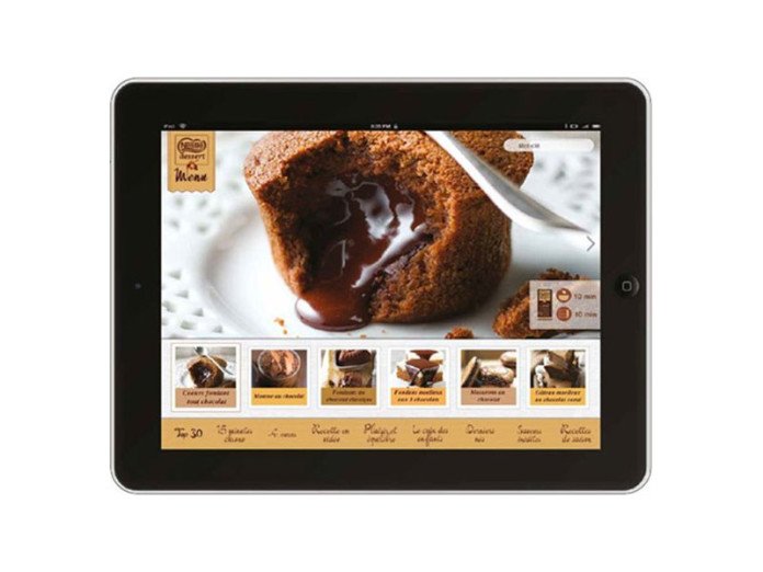 Les tablettes Nestlé Dessert sur tablette iPad ! 2