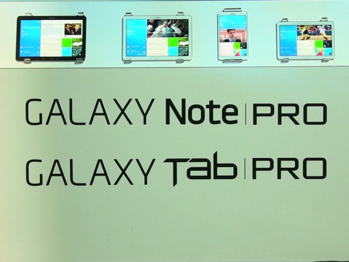 CES 2014 : Samsung lance sa nouvelle gamme de tablette Galaxy Tab Pro et Galaxy Note Pro 1