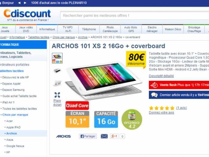[Bon plan] La tablette Archos 101 XS2 à 215€ 
